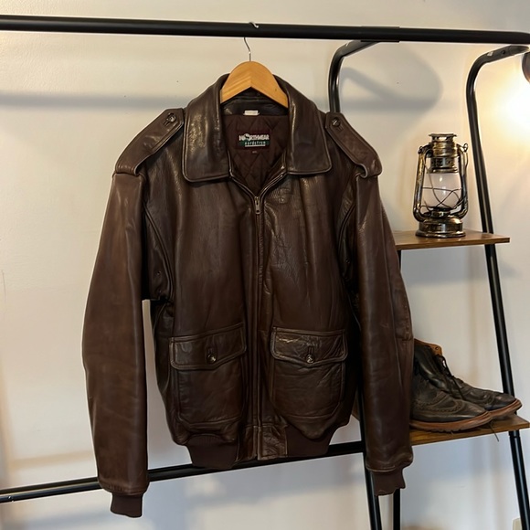 Vintage Nordstrom Bomber Jacket 42L - Picture 3 of 7